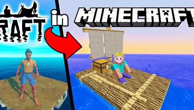 Give Us Your Preferences And We'll Tell You If You'd Survive In Minecraft Raft Mod