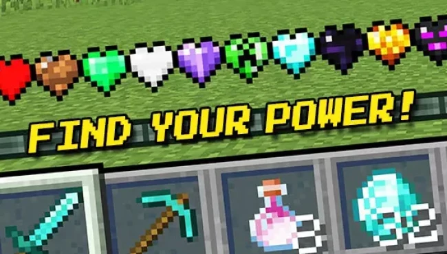 Play Minecraft With Custom Hearts To Find Your Special Power